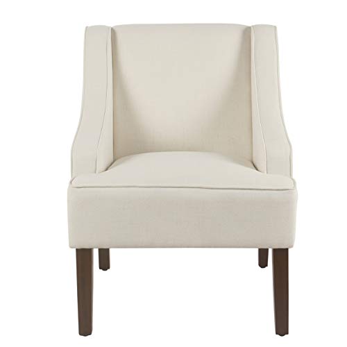 HomePop Swoop Arm Living-Room-Chairs, Velvet Teal