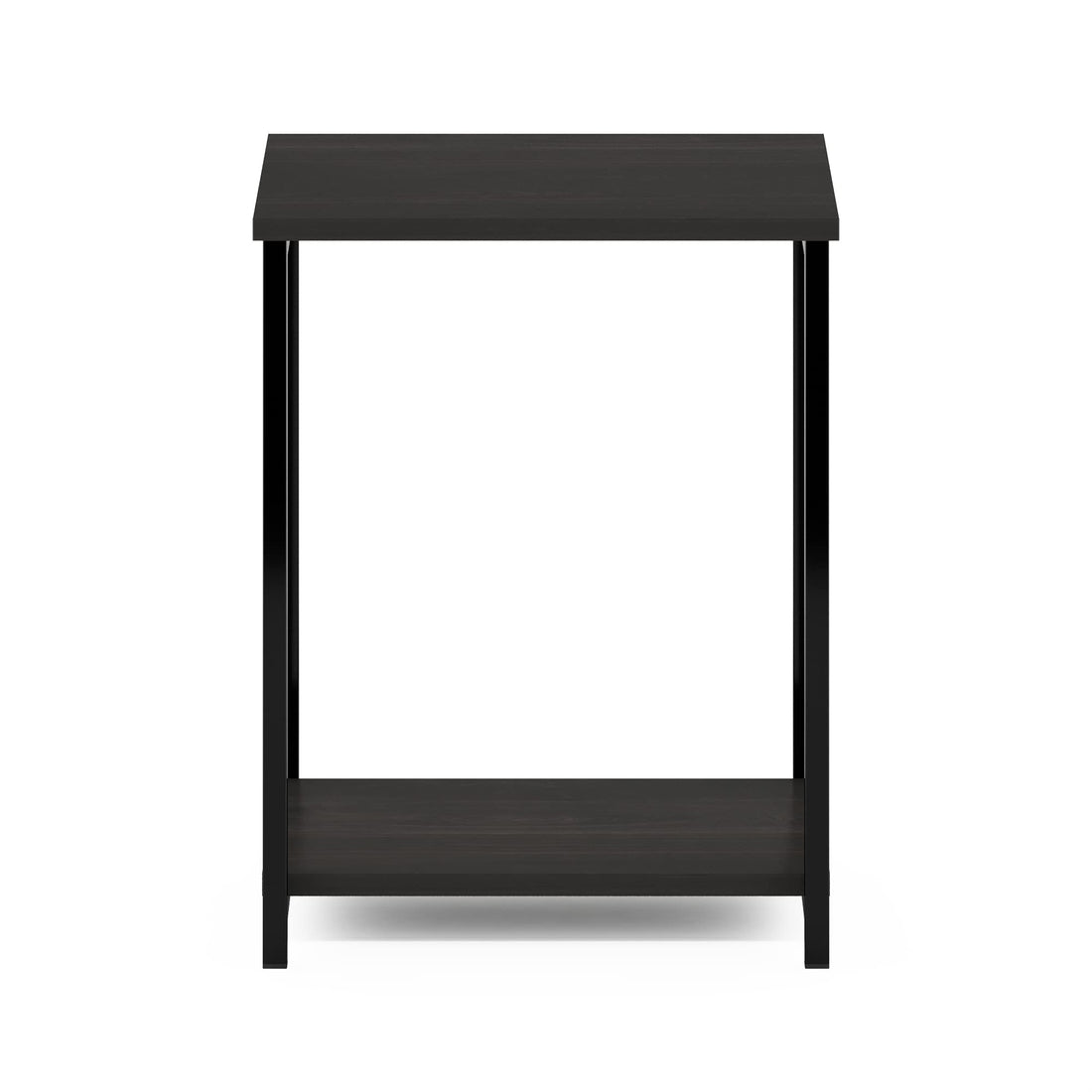 Furinno Simplistic Set of 2 End Table, Espresso/Black
