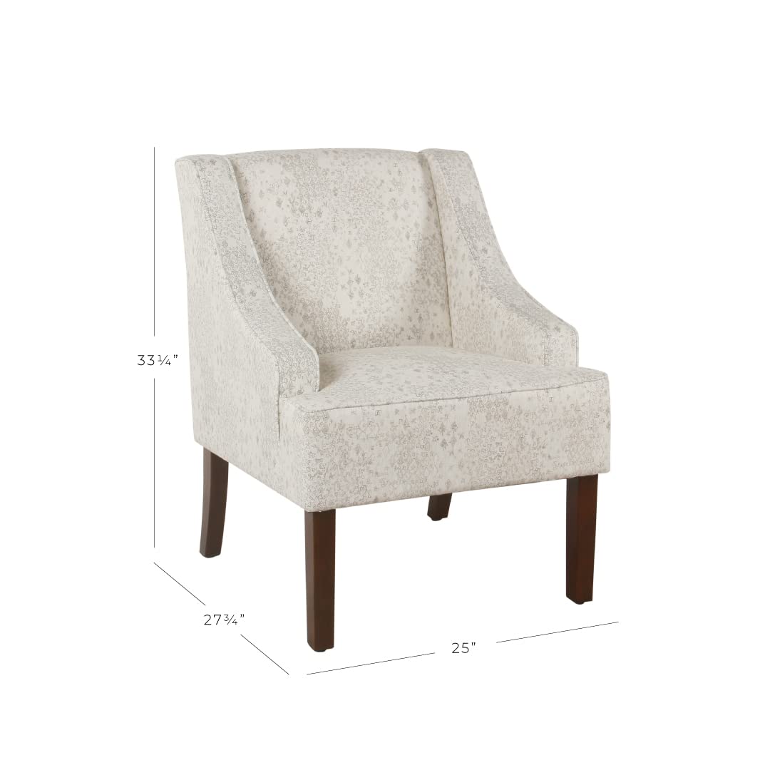 HomePop Swoop Arm Living-Room-Chairs, Velvet Teal