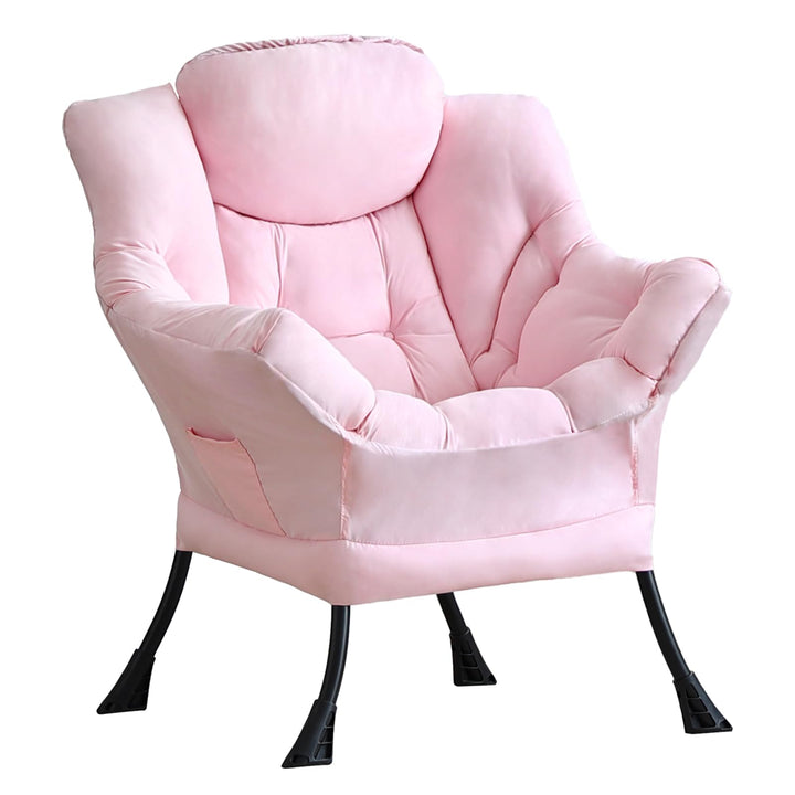 LITA Lazy Chair & Ottoman, Dark Grey