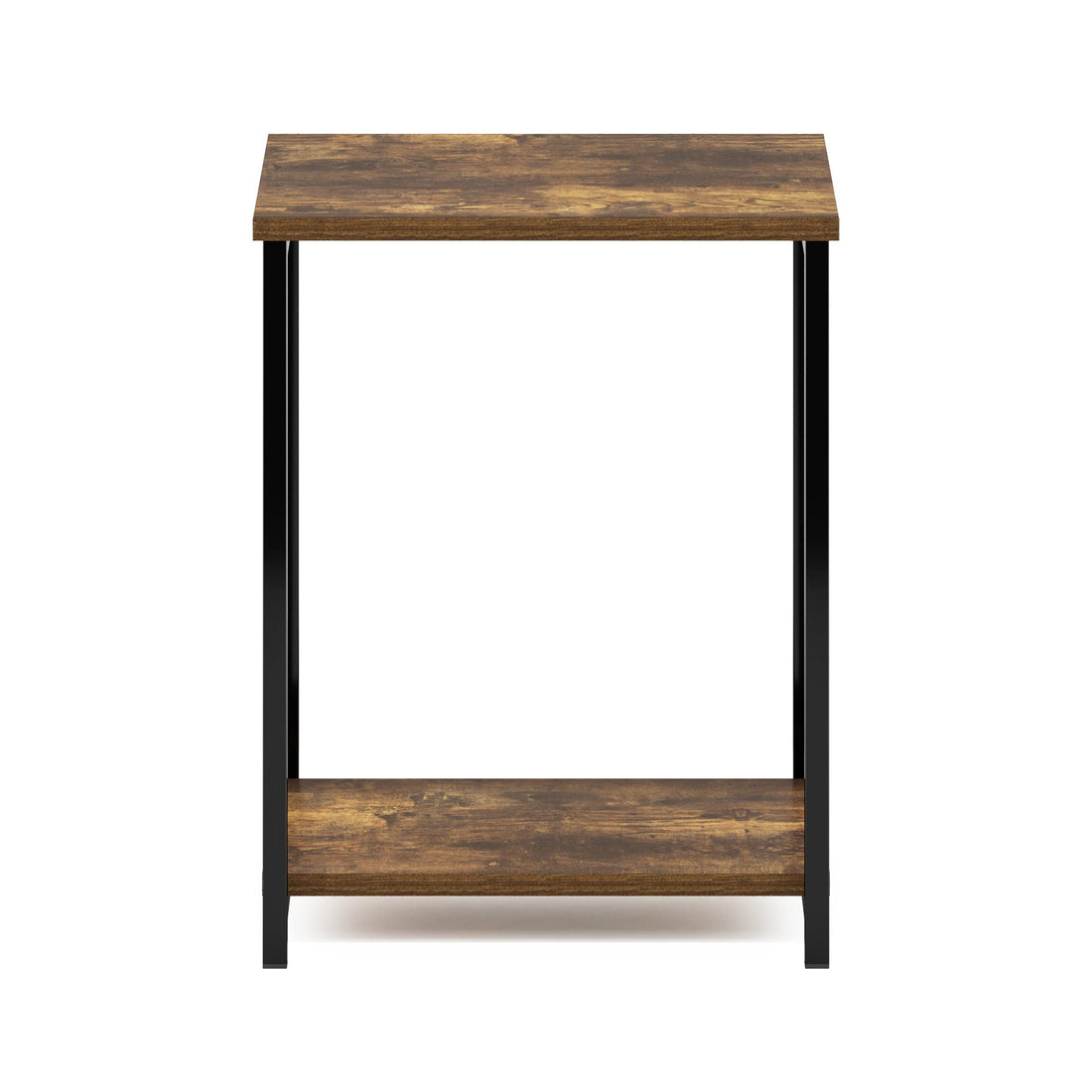 Furinno Simplistic Set of 2 End Table, Espresso/Black