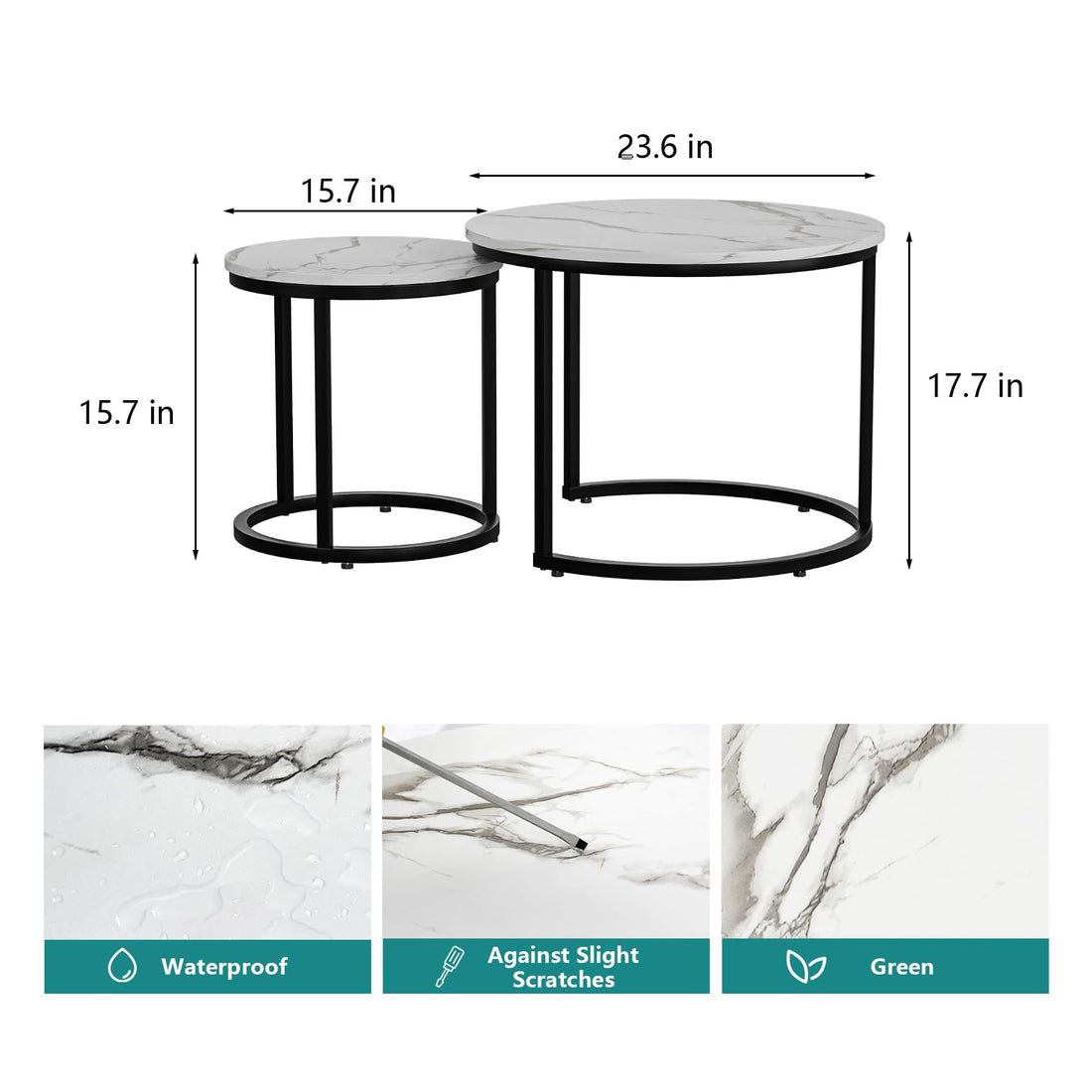Smuxee Nesting Coffee Tables Set