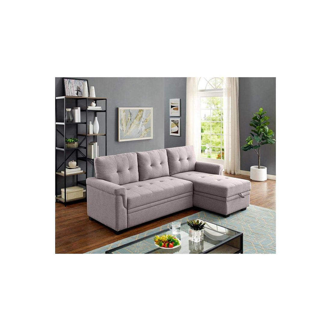 Lucca Sleeper Sofa with Storage