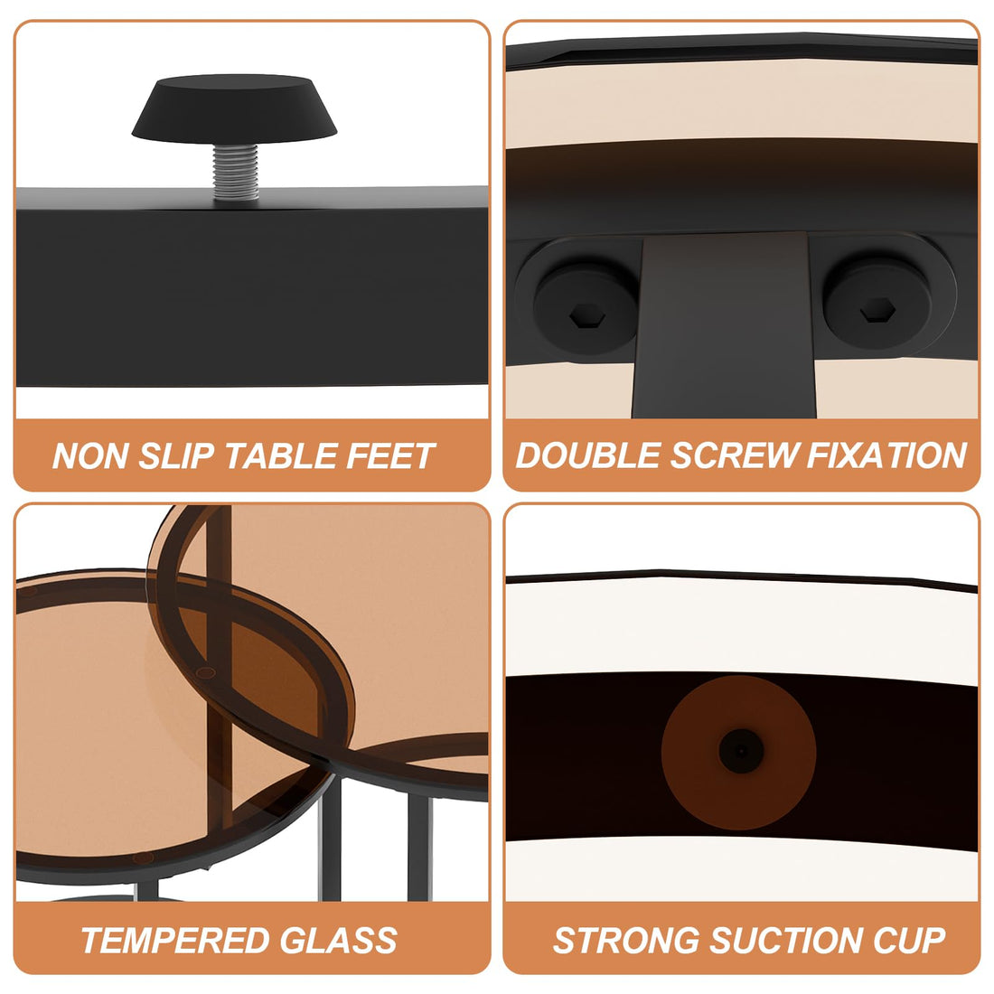 Aboxoo Nesting Tables Set