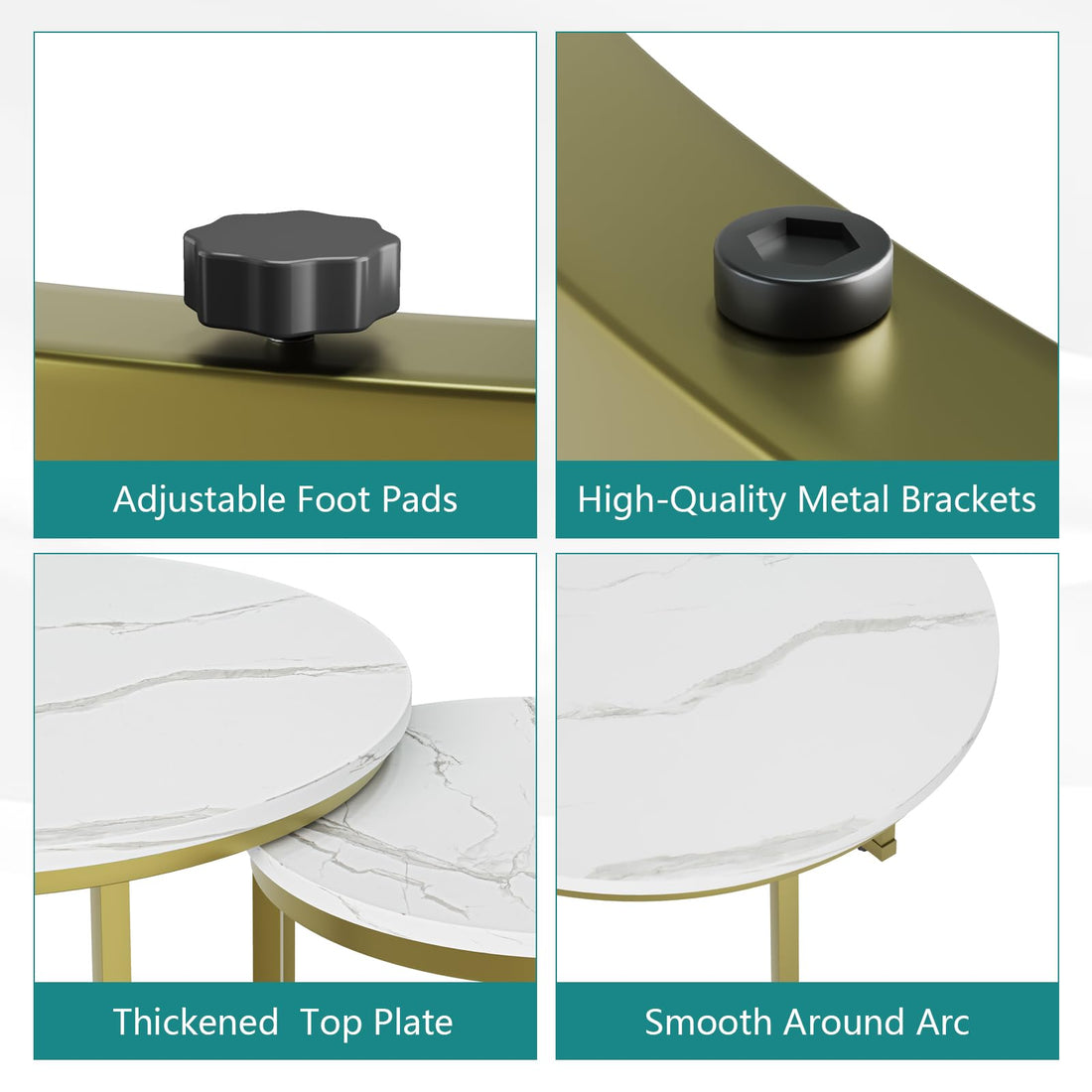 Smuxee Nesting Coffee Tables Set