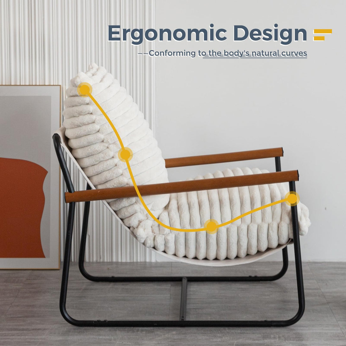 MAXYOYO Sherpa Armchair
