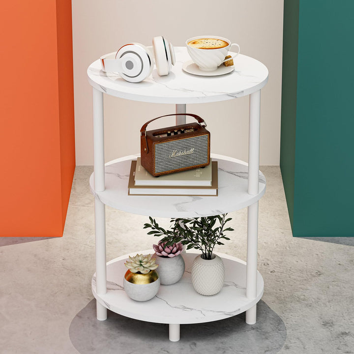 3-Tier Rustic Side Table