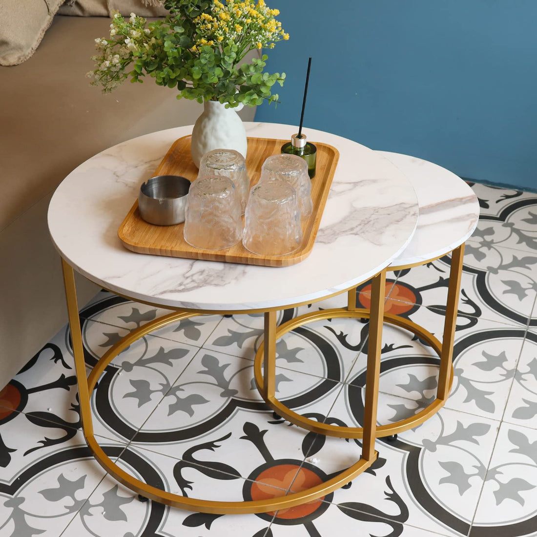 Aboxoo Nesting Tables Set