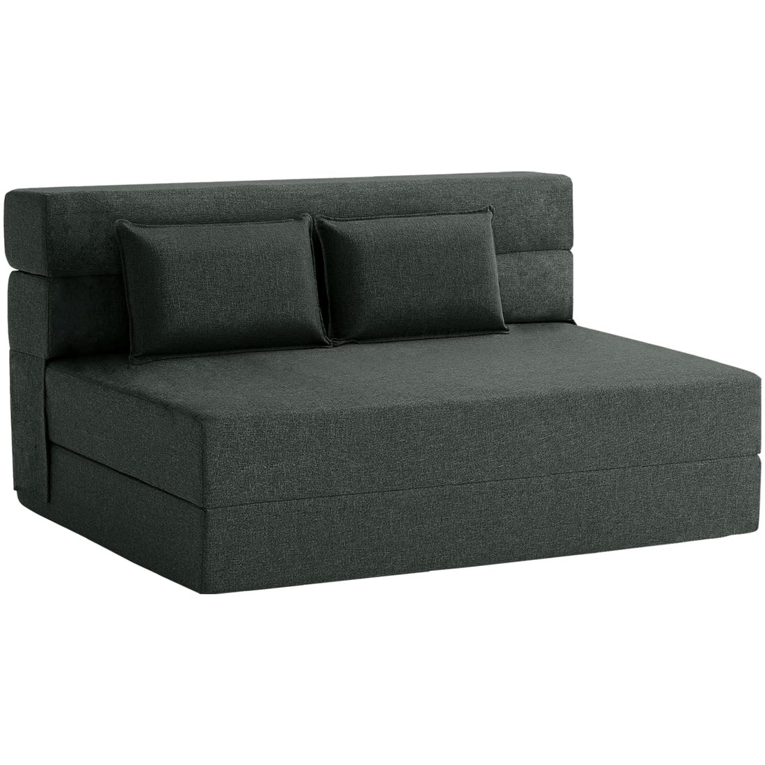 FILUXE Foldable Sleeper Chair – Dark Gray