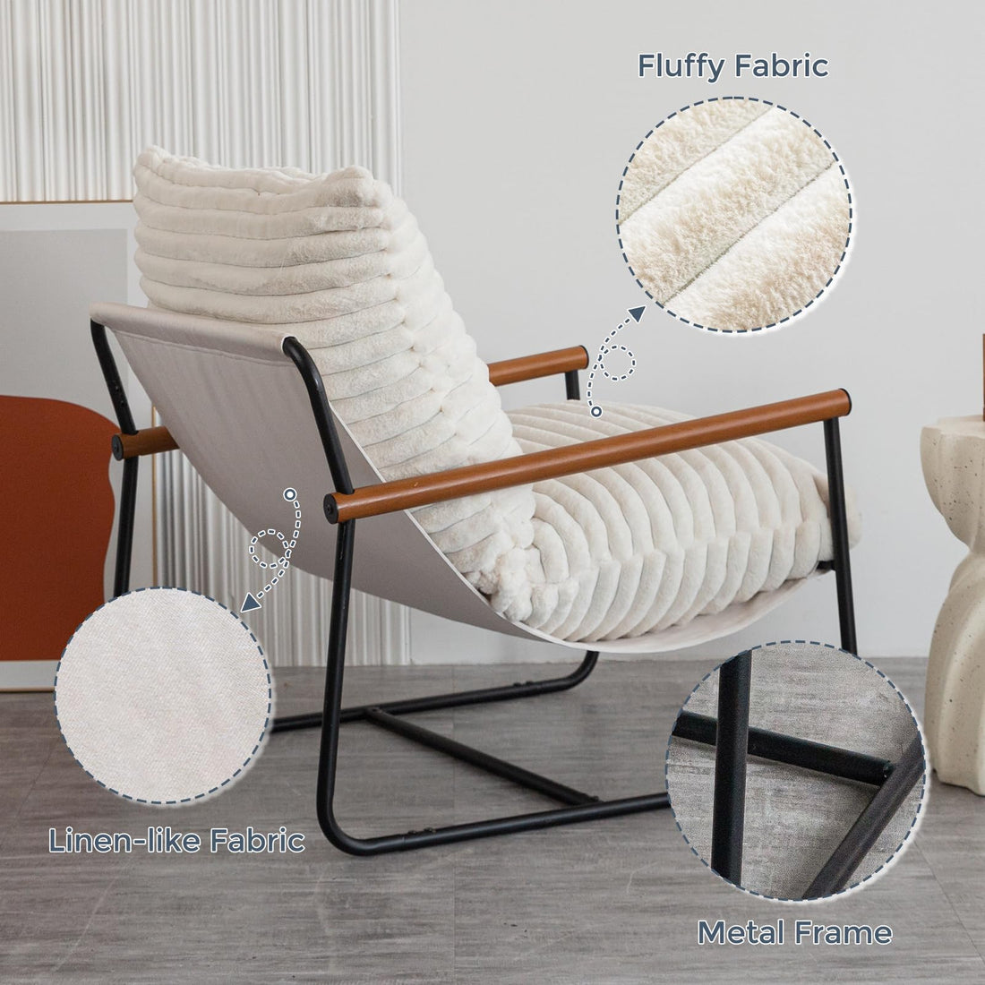 MAXYOYO Sherpa Armchair