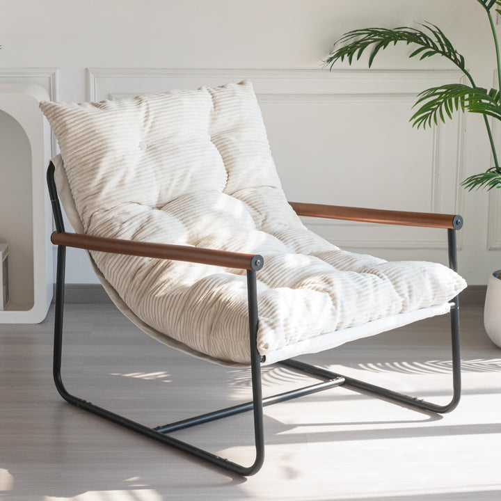 Modern Beige Armchair