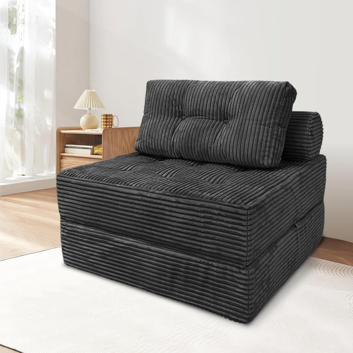 10" Folding Sofa Bed – Dark Grey