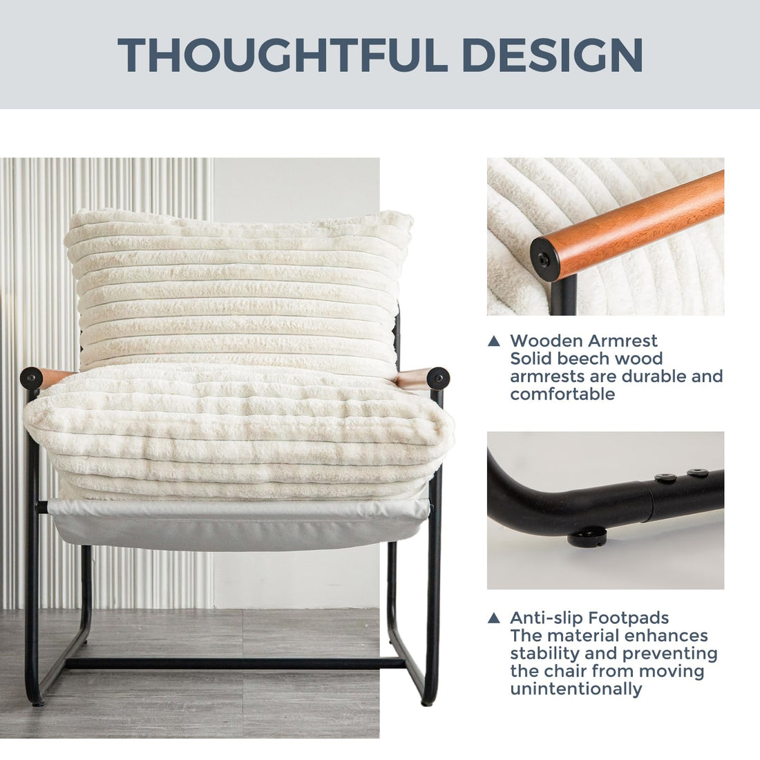 MAXYOYO Sherpa Armchair