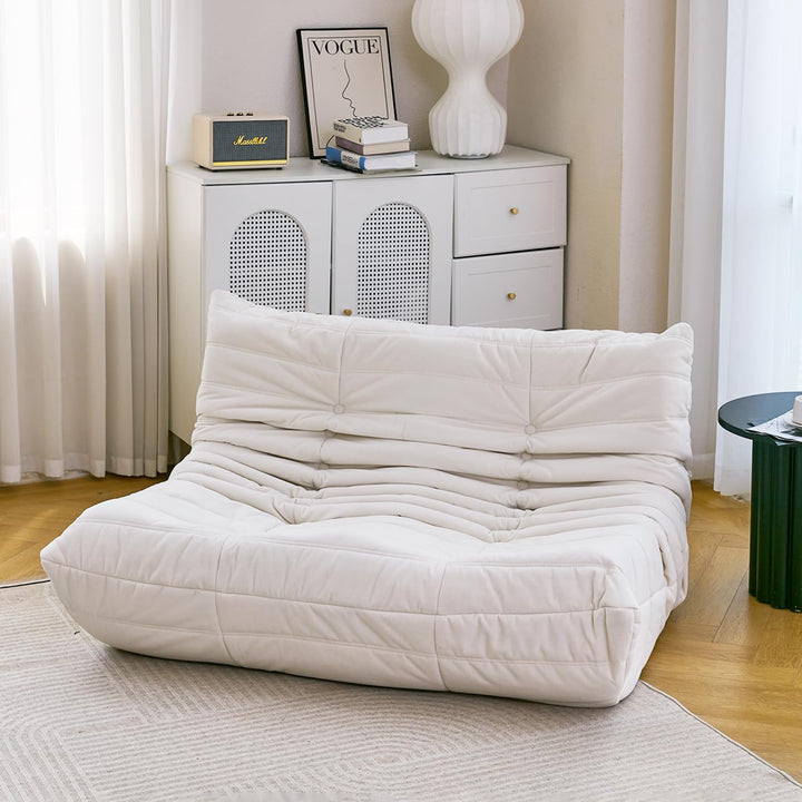 N\&V Armless Floor Sofa, Grey