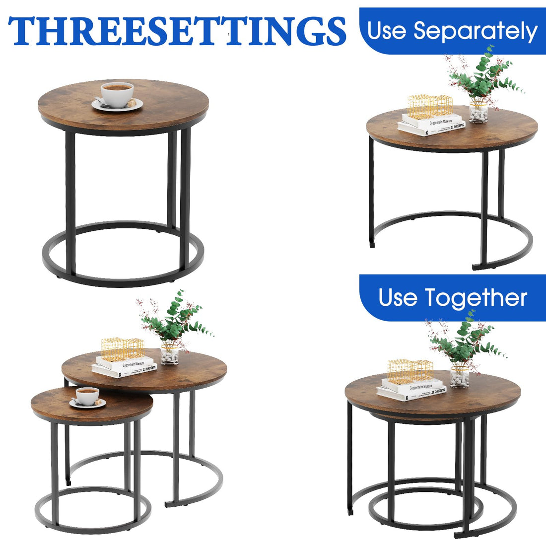 Aboxoo Nesting Tables Set