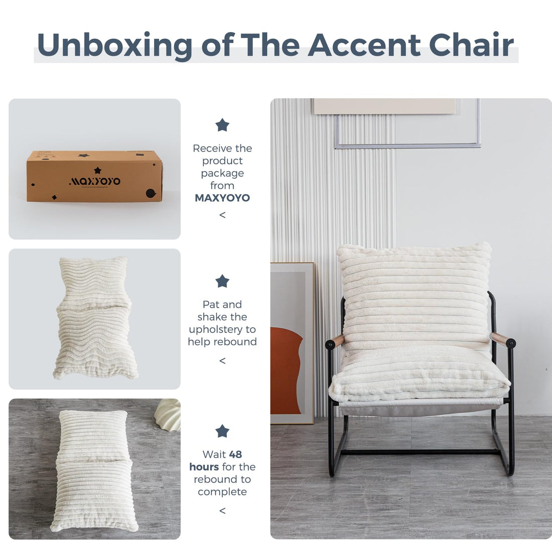 MAXYOYO Sherpa Armchair