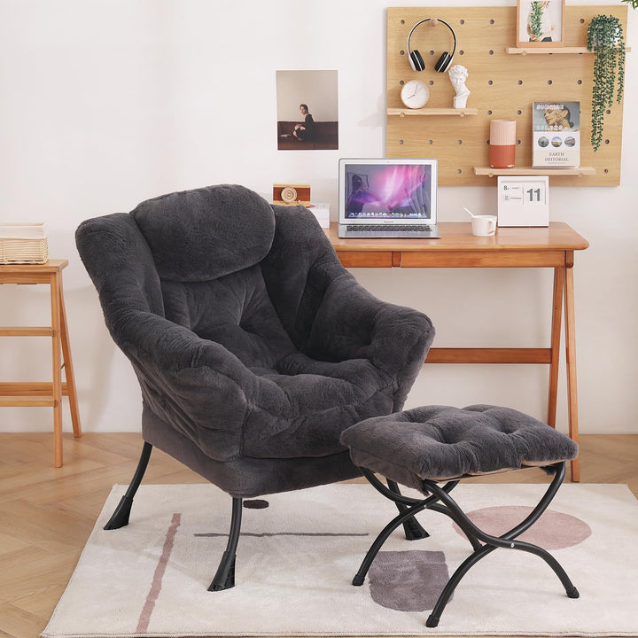 Welnow Lazy Chair Set – Dark Brown