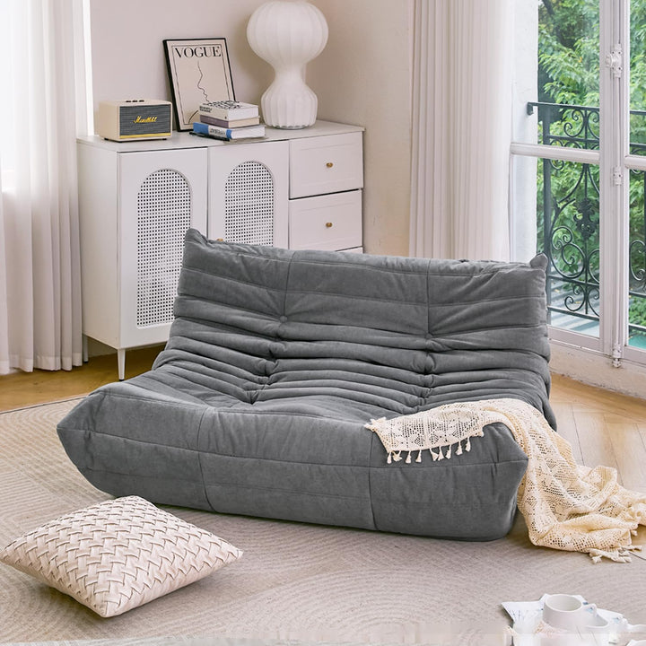 N\&V Armless Floor Sofa, Grey