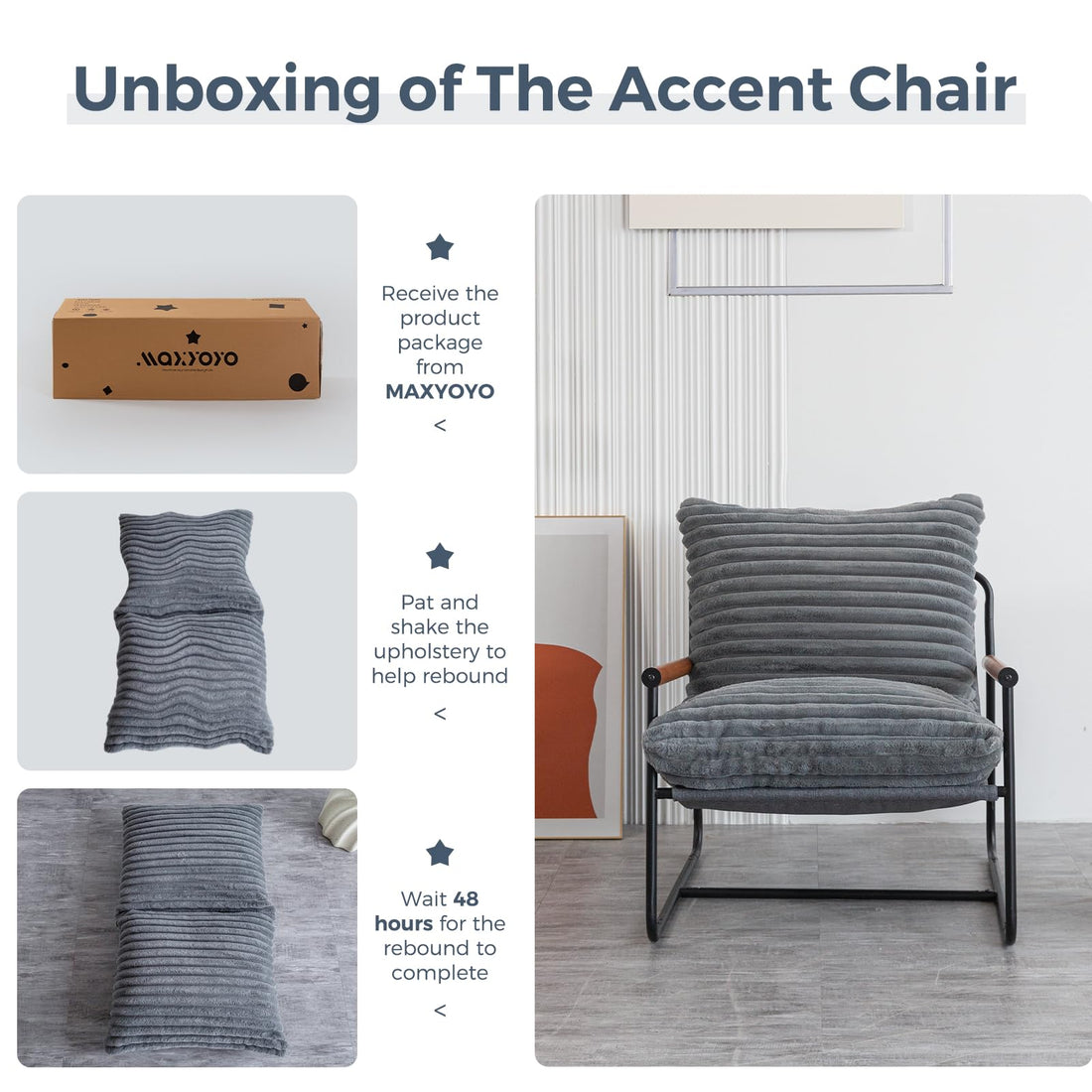 MAXYOYO Sherpa Armchair