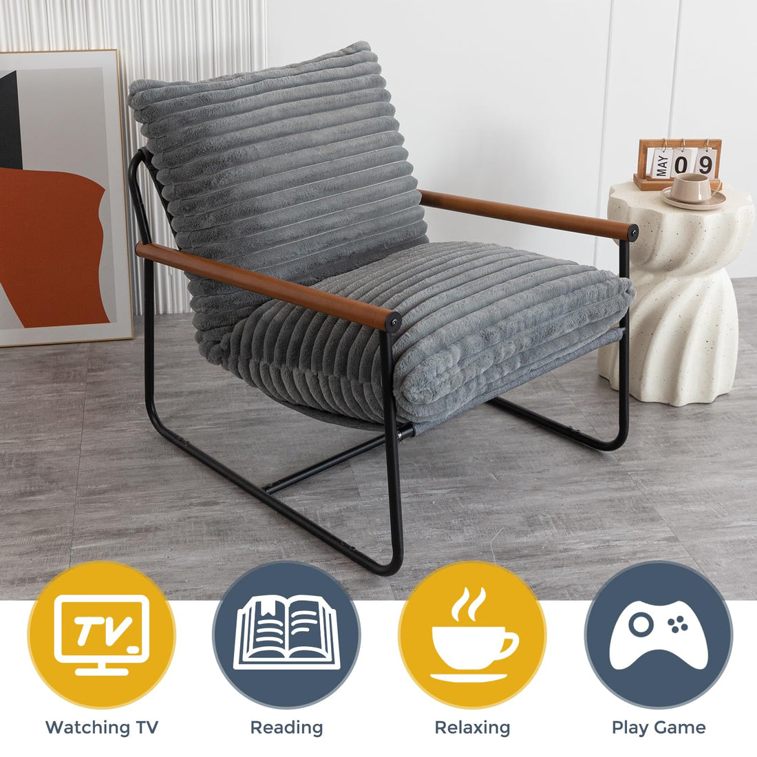 MAXYOYO Sherpa Armchair