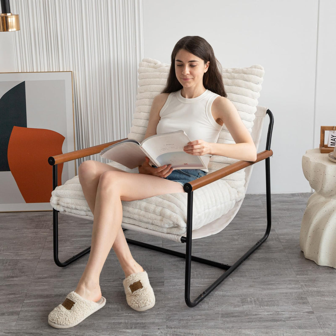 MAXYOYO Sherpa Armchair