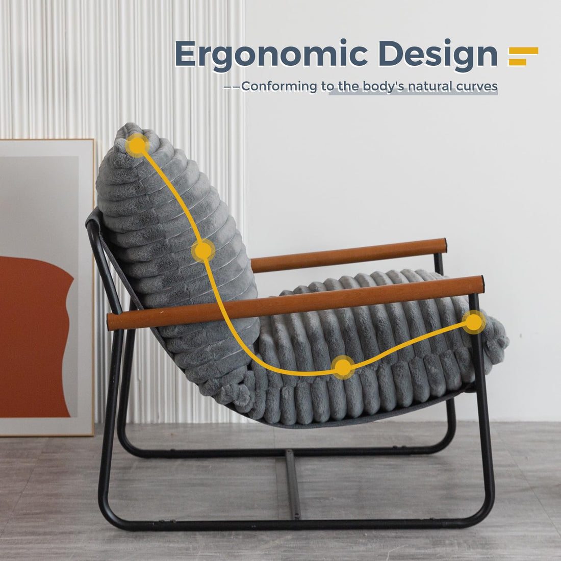 MAXYOYO Sherpa Armchair