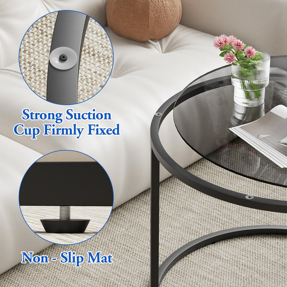 Aboxoo Nesting Tables Set