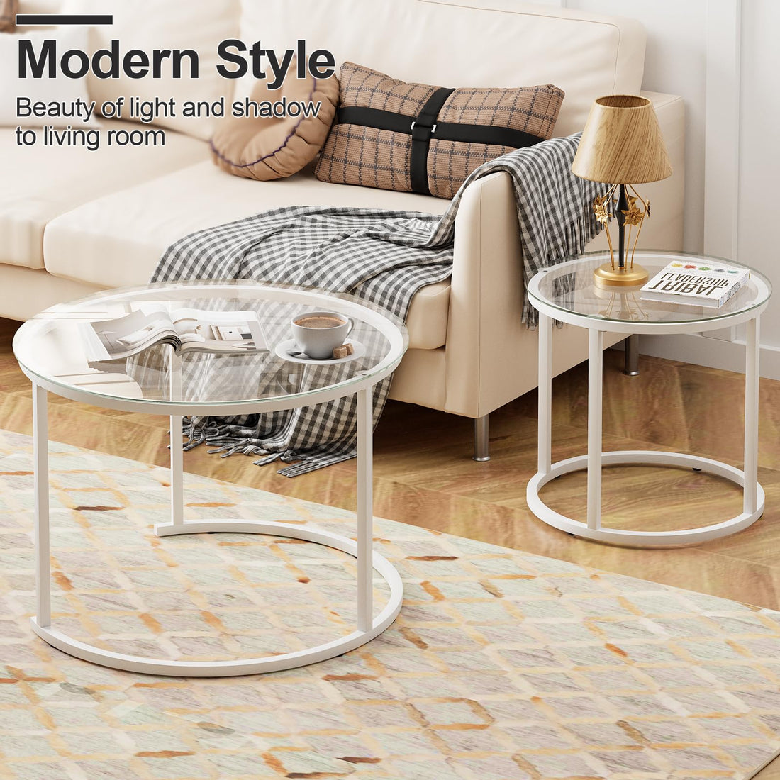 Aboxoo Nesting Tables Set