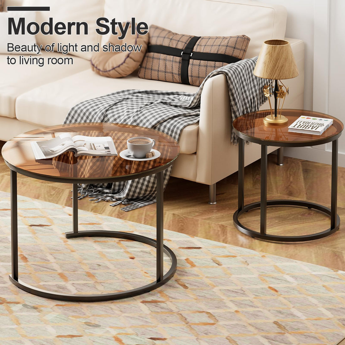 Aboxoo Nesting Tables Set