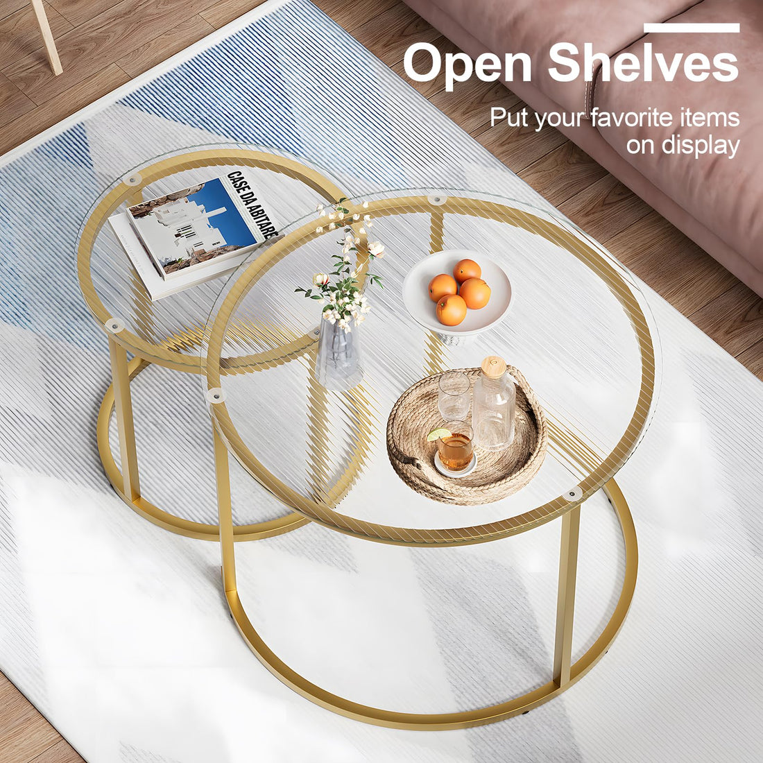Aboxoo Nesting Tables Set