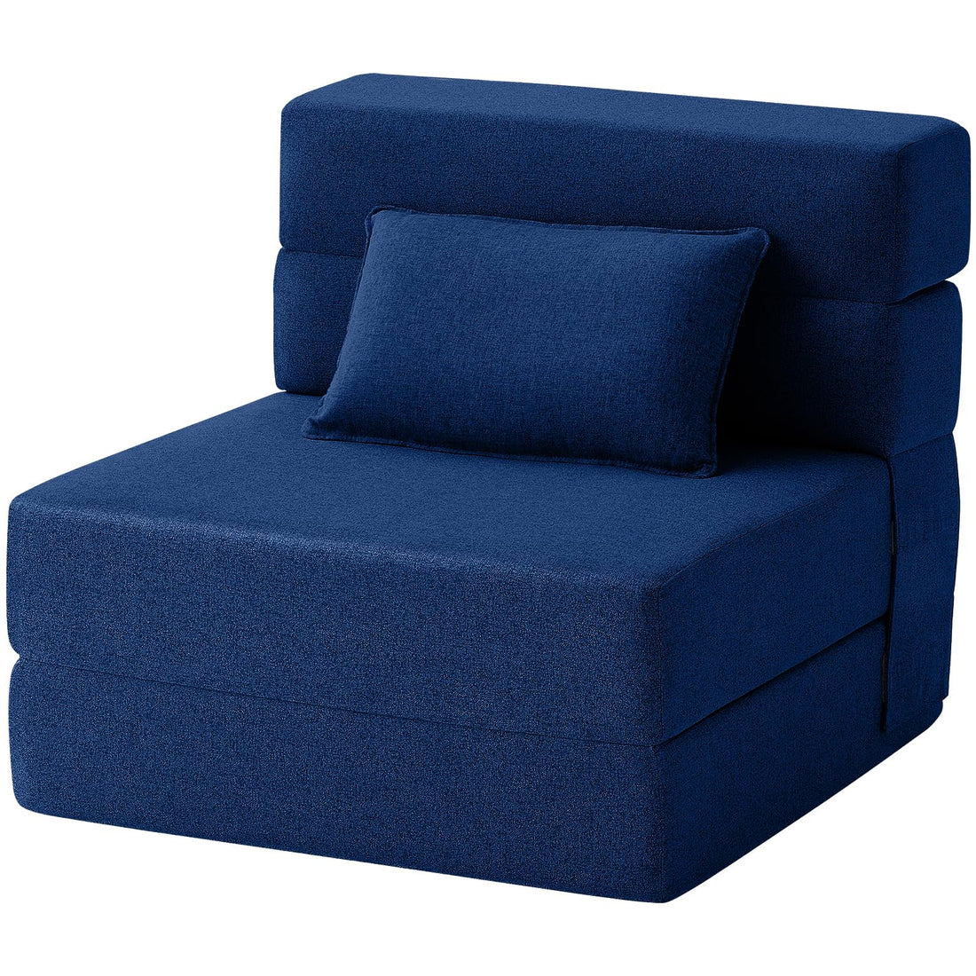FILUXE Foldable Sleeper Chair – Dark Gray