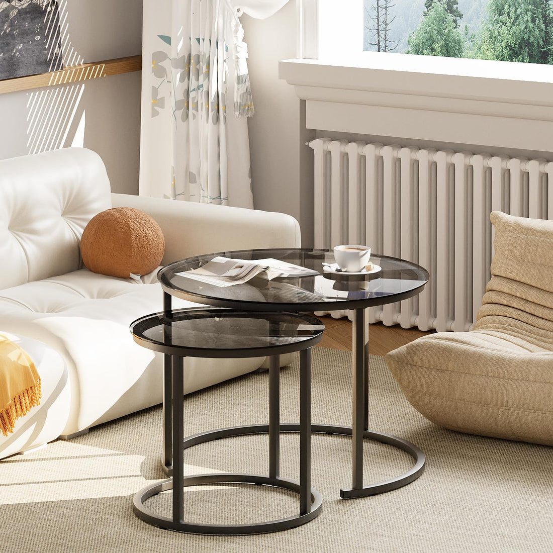 Aboxoo Nesting Tables Set