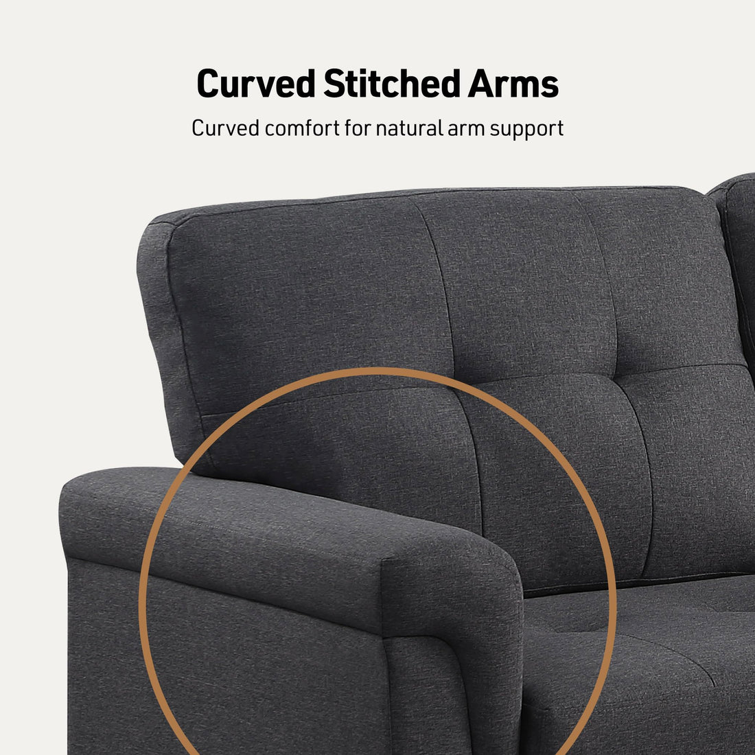 Lucca Sleeper Sofa with Storage