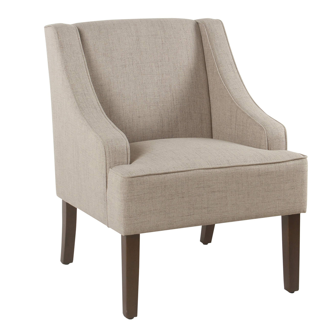 HomePop Swoop Arm Living-Room-Chairs, Velvet Teal