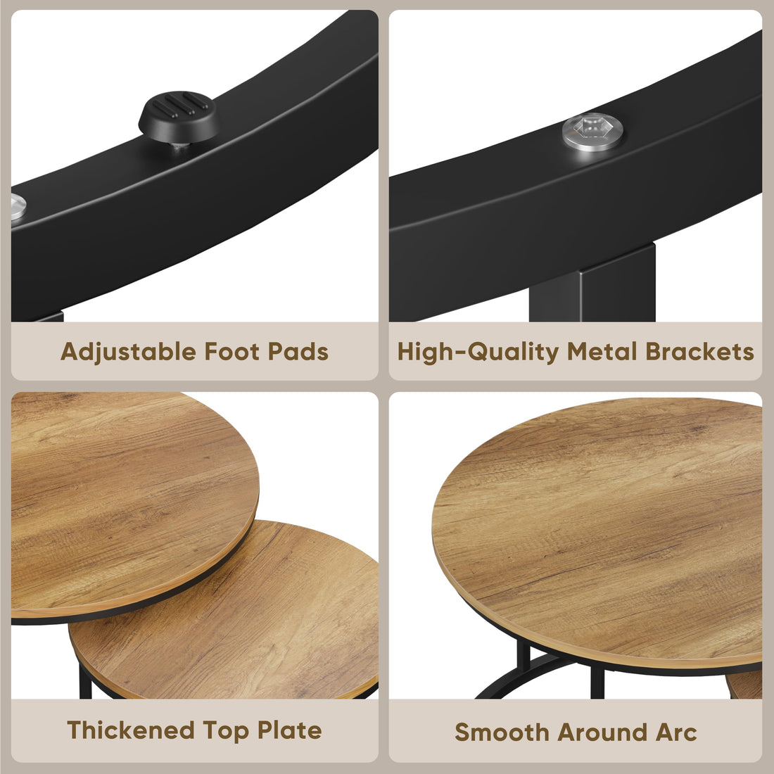 Smuxee Nesting Coffee Tables Set