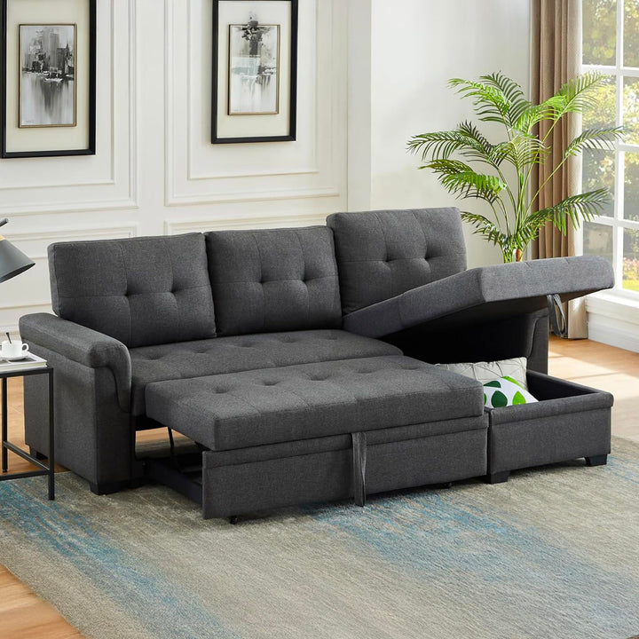 Lucca Sleeper Sofa with Storage