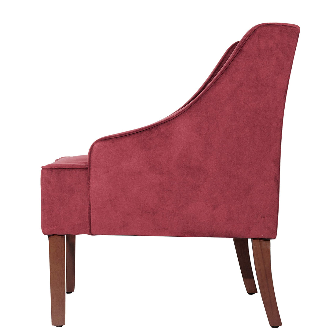 HomePop Swoop Arm Living-Room-Chairs, Velvet Teal