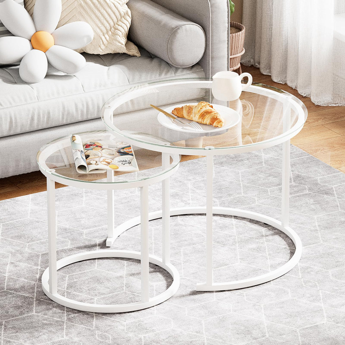 Aboxoo Nesting Tables Set