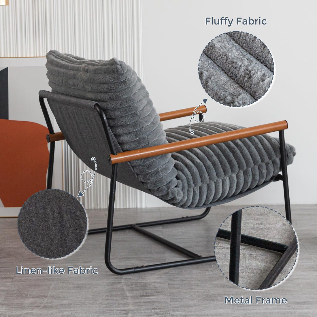 MAXYOYO Sherpa Armchair