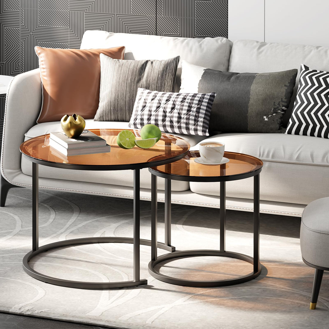 Aboxoo Nesting Tables Set