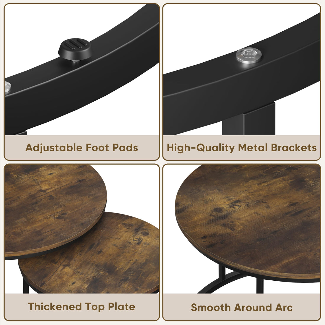 Smuxee Nesting Coffee Tables Set
