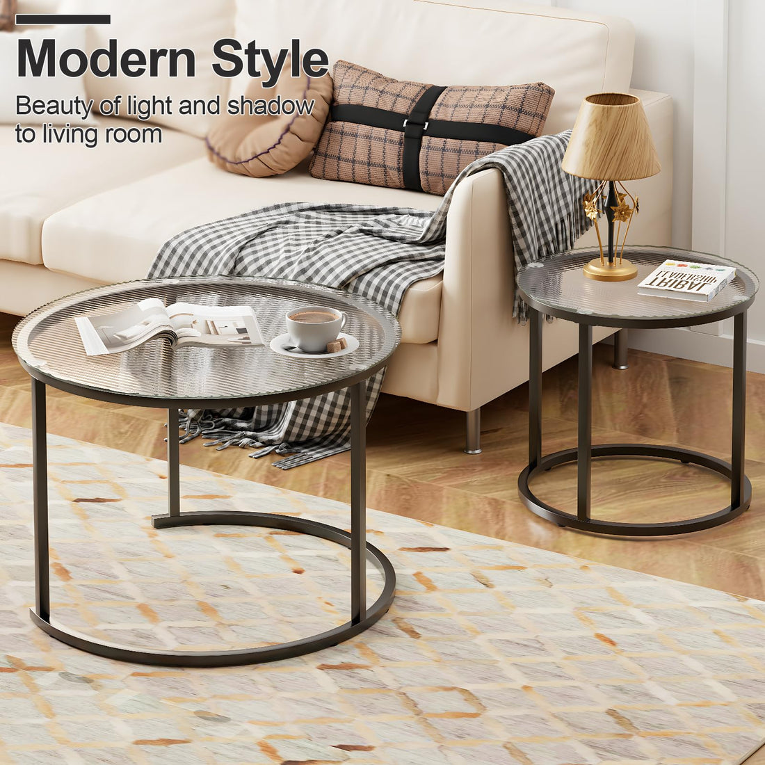 Aboxoo Nesting Tables Set