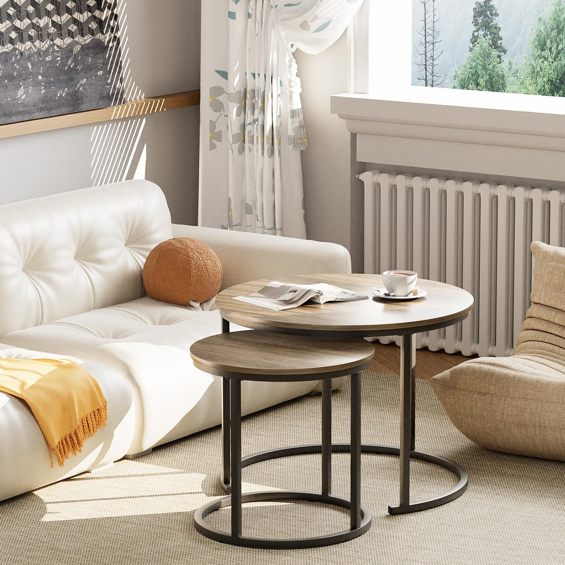 Aboxoo Nesting Tables Set