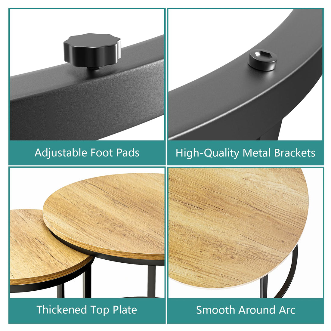 Smuxee Nesting Coffee Tables Set