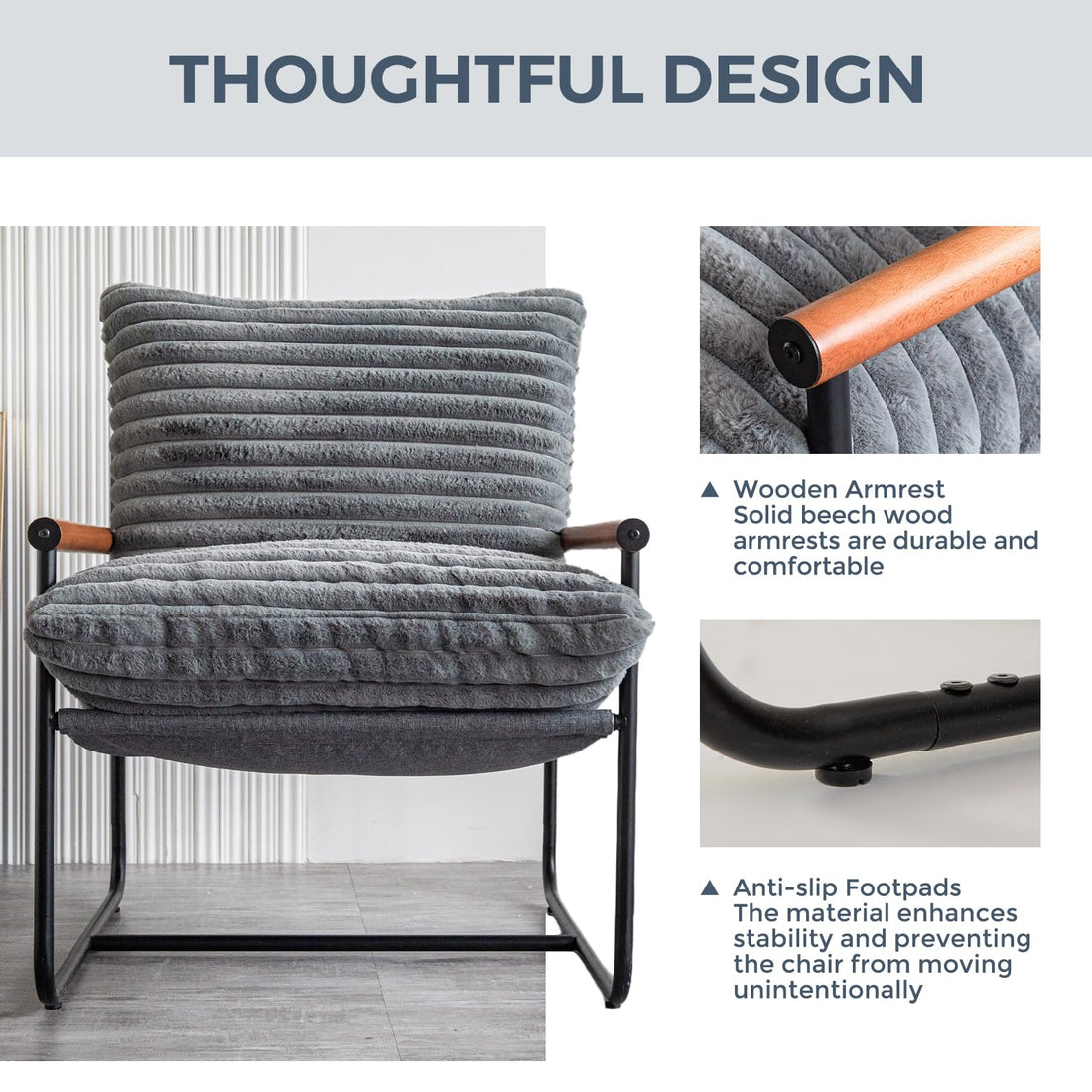 MAXYOYO Sherpa Armchair