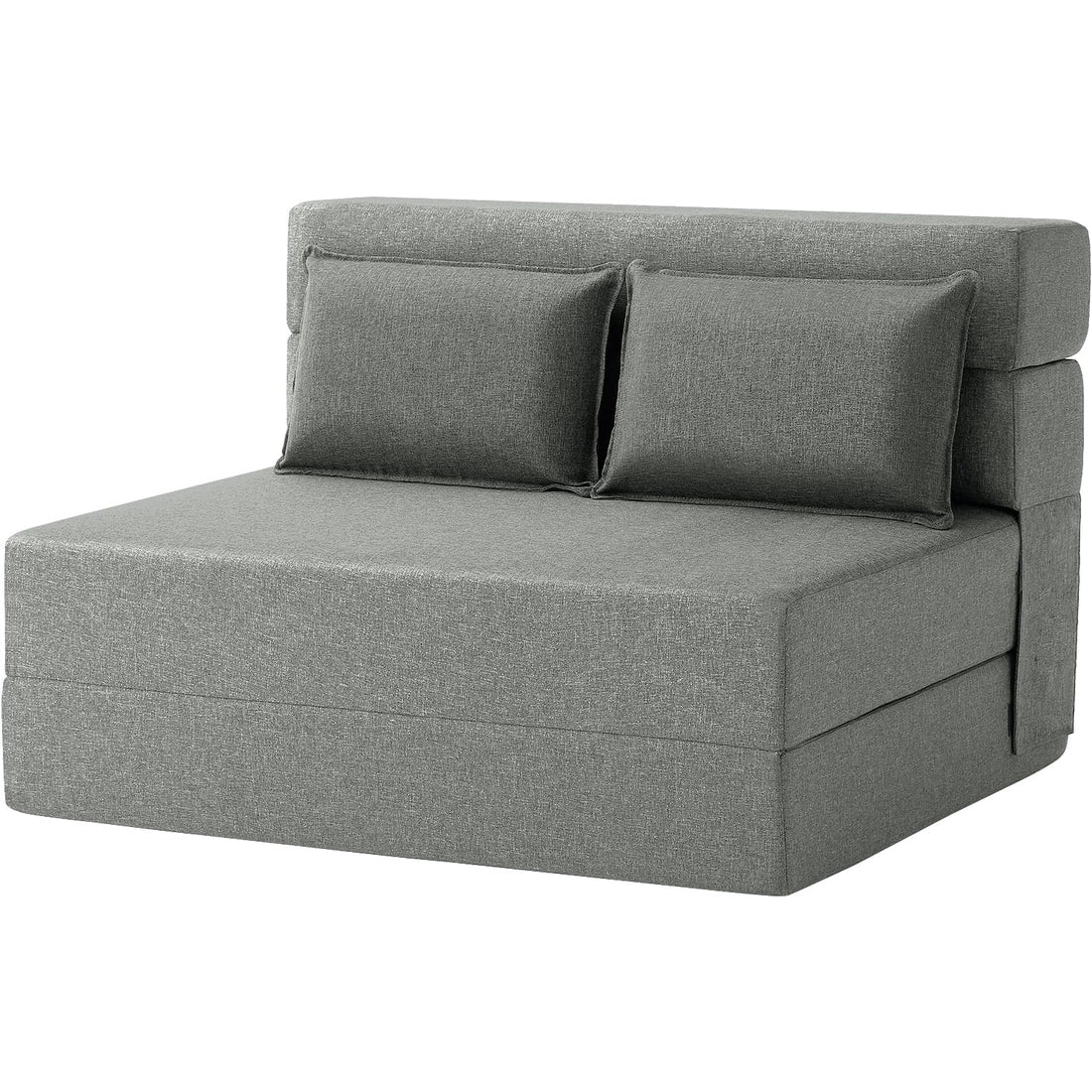 FILUXE Foldable Sleeper Chair – Dark Gray