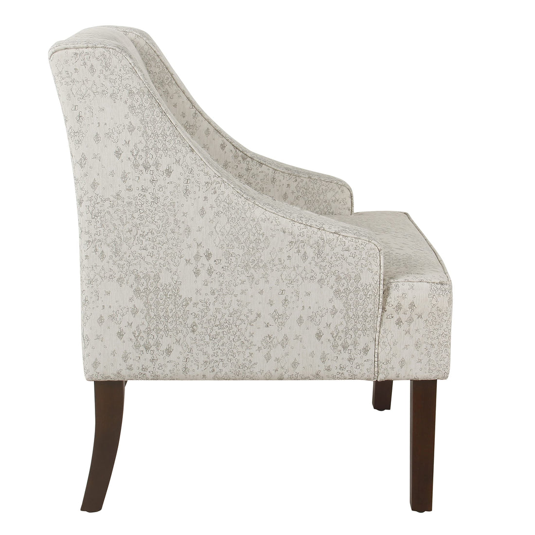 HomePop Swoop Arm Living-Room-Chairs, Velvet Teal