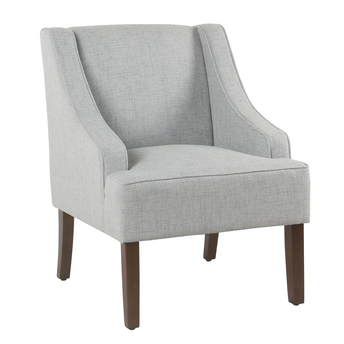 HomePop Swoop Arm Living-Room-Chairs, Velvet Teal