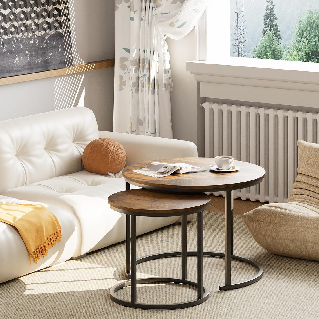 Aboxoo Nesting Tables Set