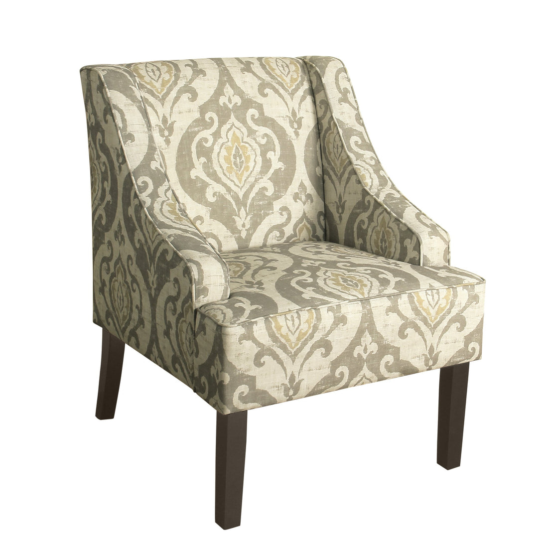 HomePop Swoop Arm Living-Room-Chairs, Velvet Teal